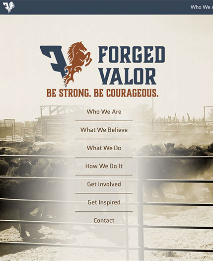 a website screenshot